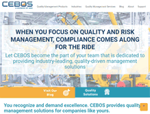 Tablet Screenshot of cebos.com